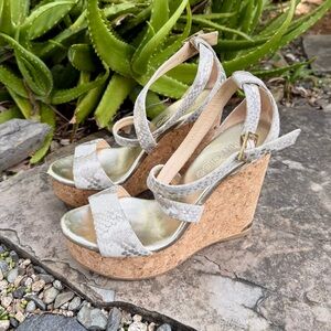 Jimmy Choo Metallic Silver Sandals